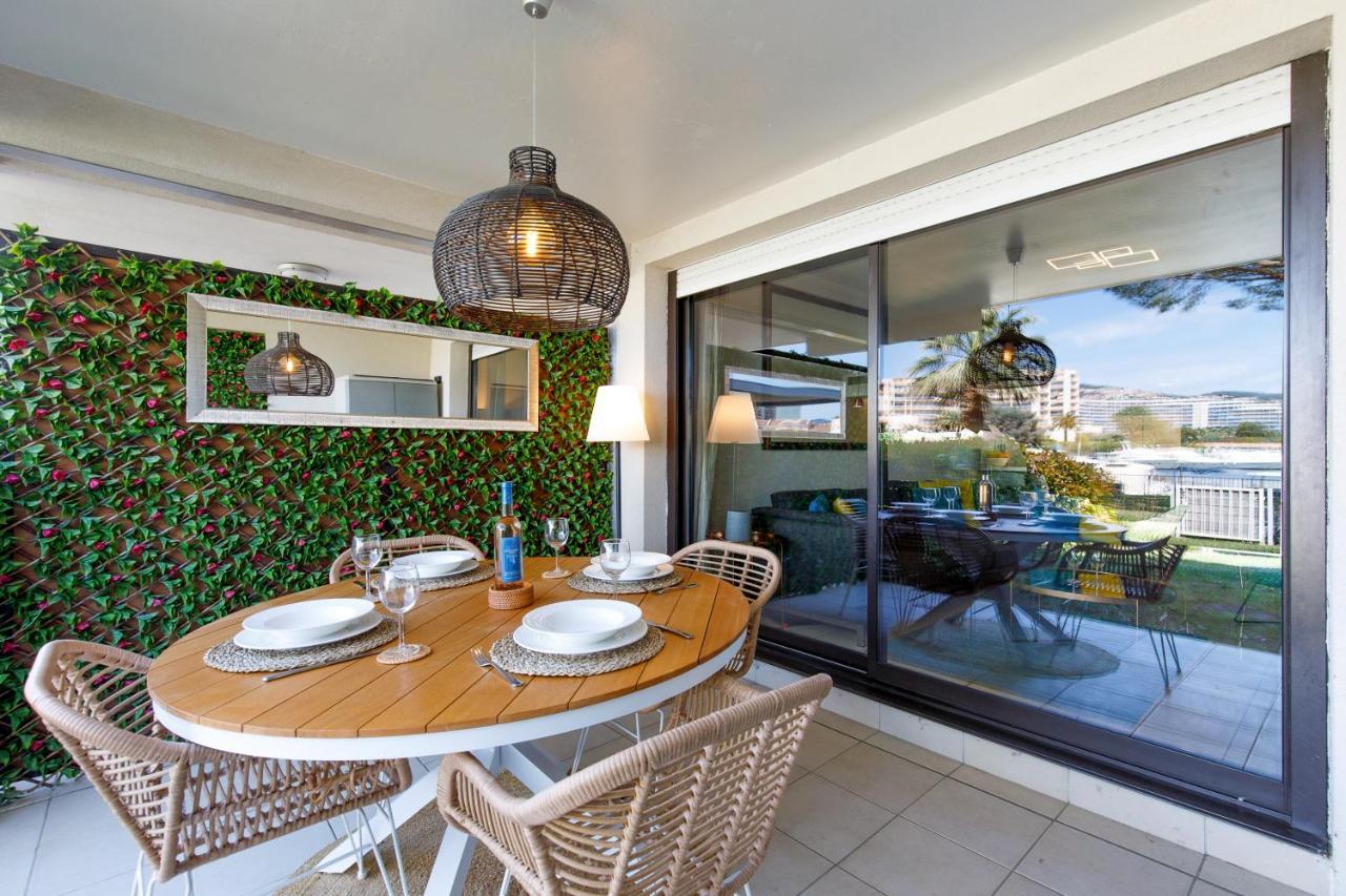 Luxury 3 Piece Garden Apartment In Cannes Marina Mandelieu Eksteriør billede